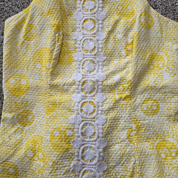 Lilly Pulitzer Sunburst Yellow Lace Top - Picture 4 of 11